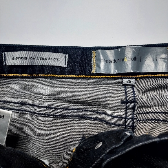 Paper Denim & Cloth Sienna Low Rise Straight Jeans, 28 - Picture 3 of 7